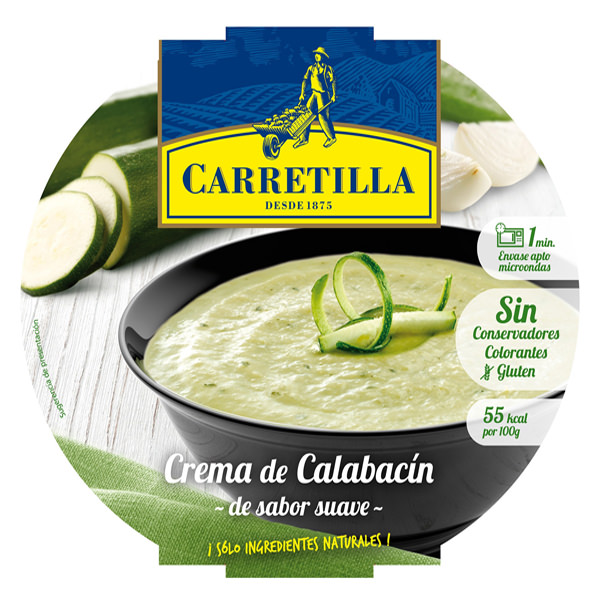 CREMA CAMPESTRE DE CALABACIN CON QUESO PARMESANO