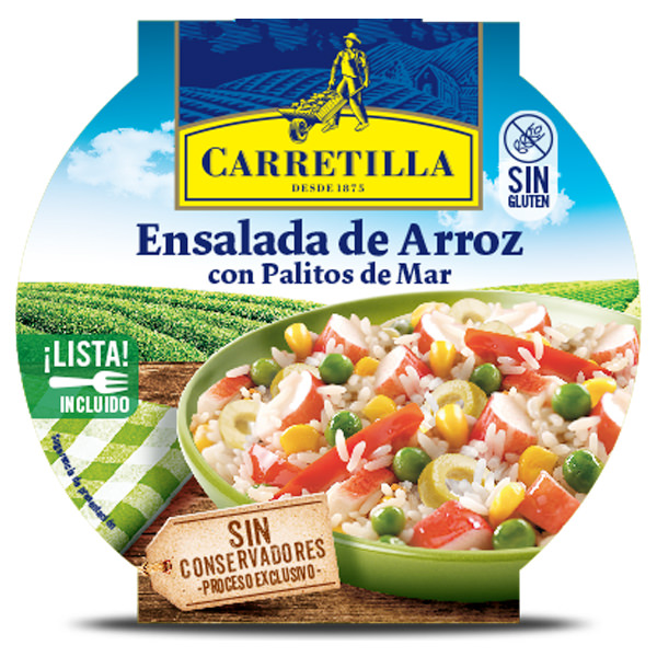 ENSALADA DE ARROZ CON PALITOS