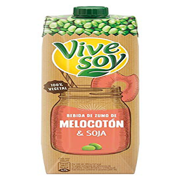 VIVESOY MELOCOTON Y SOJA